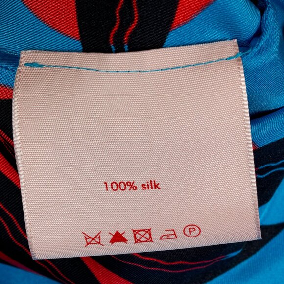 Roksanda SS/18 Aviana Blue Floral Silk Long-Sleeve Mini Dress - Picture 11 of 11